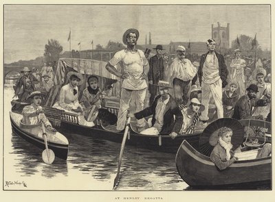 En la Regata de Henley de Richard Caton Woodville junior