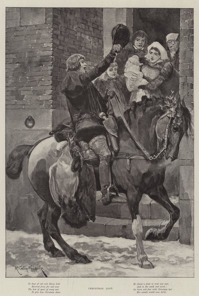 Botín de Navidad de Richard Caton Woodville junior