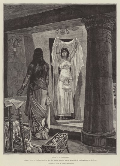 Cleopatra, por H Rider Haggard de Richard Caton Woodville junior