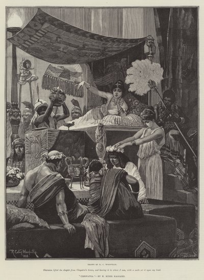 Cleopatra, por H Rider Haggard de Richard Caton Woodville junior