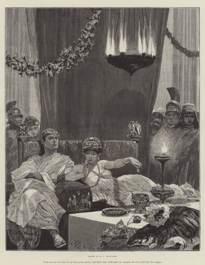 Cleopatra, por H Rider Haggard de Richard Caton Woodville junior