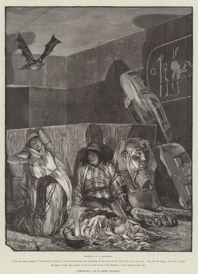 Cleopatra, por H Rider Haggard de Richard Caton Woodville junior