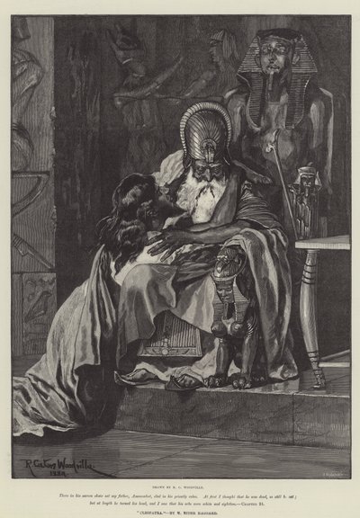 Cleopatra, por H Rider Haggard de Richard Caton Woodville junior