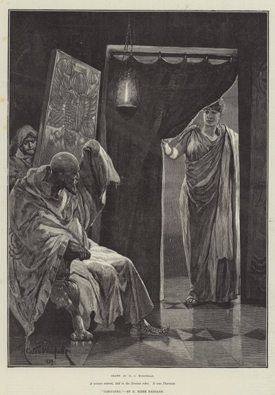 Cleopatra, por H Rider Haggard de Richard Caton Woodville junior