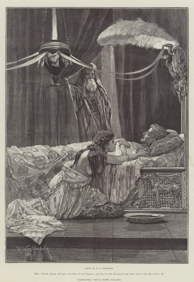 Cleopatra, por H Rider Haggard de Richard Caton Woodville junior
