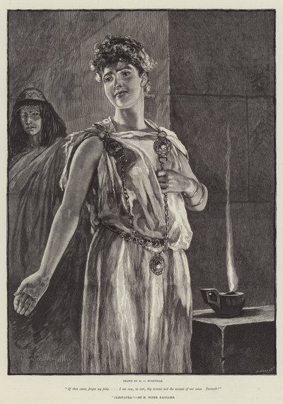 Cleopatra, por H. Rider Haggard de Richard Caton Woodville junior