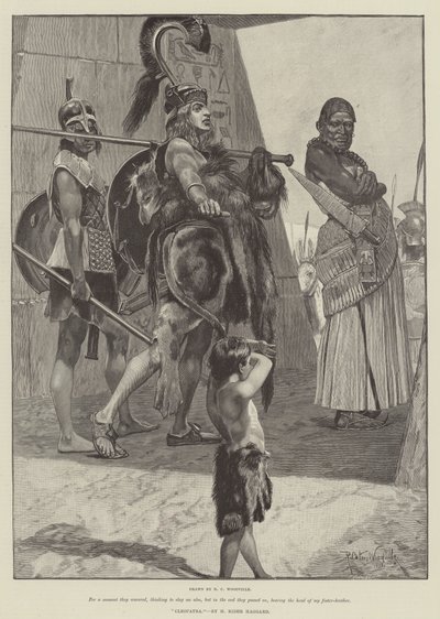Cleopatra, por H Rider Haggard de Richard Caton Woodville junior