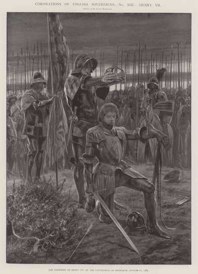 Coronaciones de soberanos ingleses, Enrique VII de Richard Caton Woodville junior