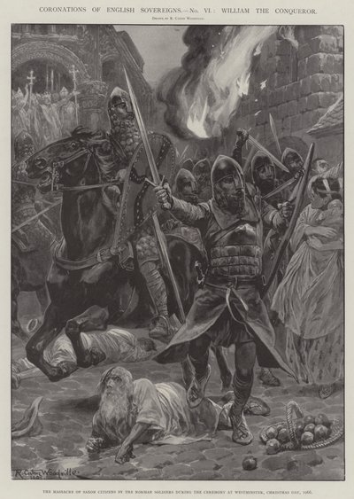 Coronaciones de soberanos ingleses, Guillermo el Conquistador de Richard Caton Woodville junior