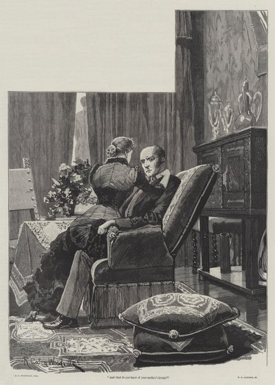 La absolución de Eyre, por Helen Mathers de Richard Caton Woodville junior