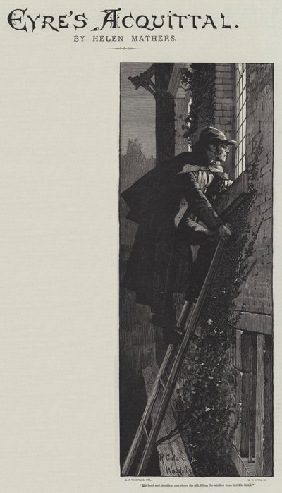 La absolución de Eyre, por Helen Mathers de Richard Caton Woodville junior