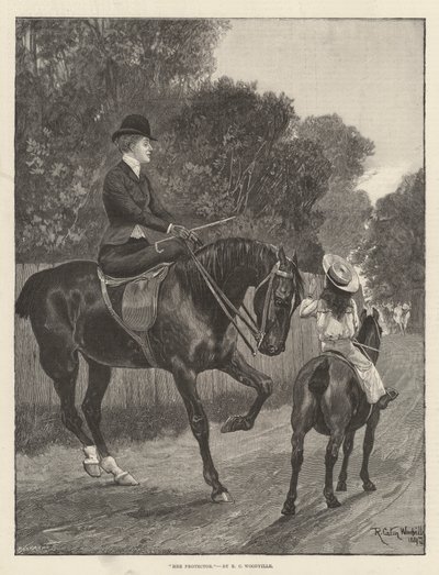 Su protector de Richard Caton Woodville junior