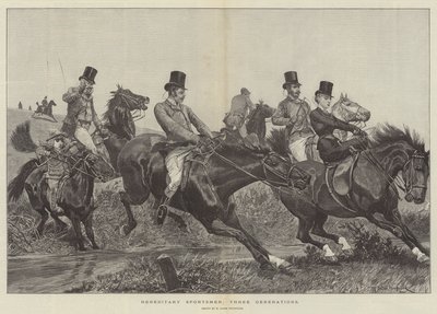 Deportistas Hereditarios, Tres Generaciones de Richard Caton Woodville junior