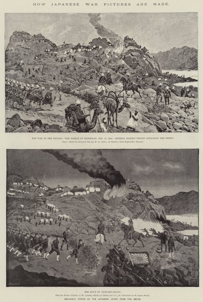 Cómo se hacen las imágenes de guerra japonesas de Richard Caton Woodville junior