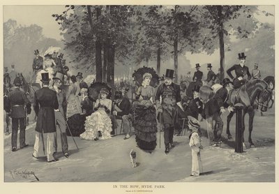 En la fila, Hyde Park de Richard Caton Woodville junior