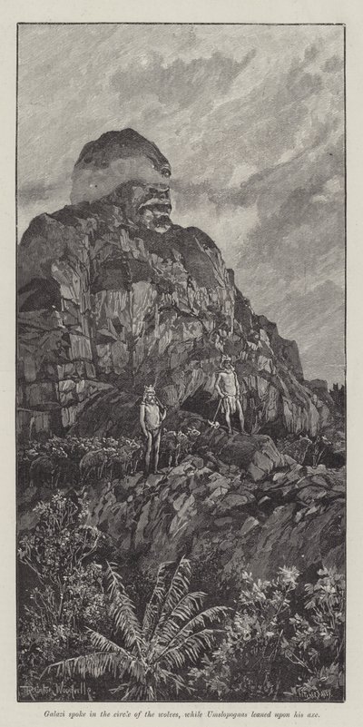 Nada la Lirio, por H. Rider Haggard de Richard Caton Woodville junior