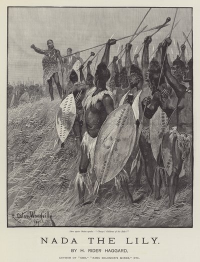 Nada la Lirio, por H Rider Haggard de Richard Caton Woodville junior