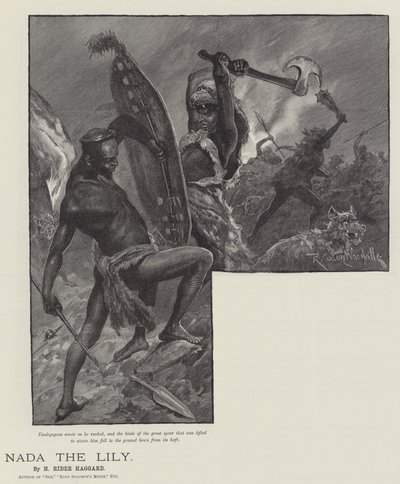 Nada la Lirio, por H. Rider Haggard de Richard Caton Woodville junior