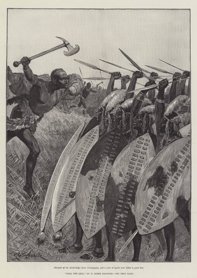 Nada la Lirio, por H. Rider Haggard de Richard Caton Woodville junior