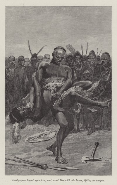Nada la Lirio, por H Rider Haggard de Richard Caton Woodville junior