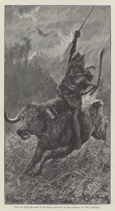 Nada la Lirio, por H. Rider Haggard de Richard Caton Woodville junior