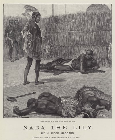 Nada la Lirio, por H Rider Haggard de Richard Caton Woodville junior