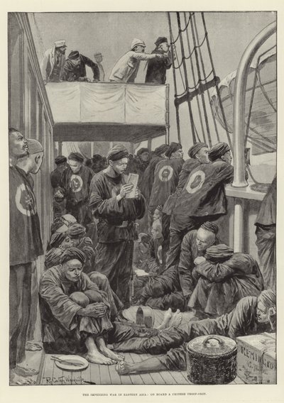 La guerra inminente en Asia Oriental de Richard Caton Woodville junior