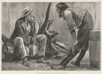 El posadero del Hotel Big Flume, por Bret Harte de Richard Caton Woodville junior