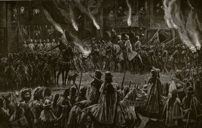 La marcha de la guardia, ilustración de 