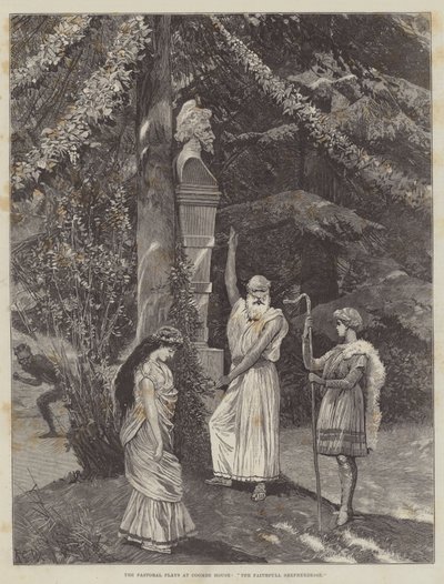 Las Obras Pastorales en Coombe House, La Fiel Pastora de Richard Caton Woodville junior