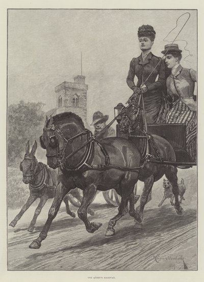 La carretera de la reina de Richard Caton Woodville junior