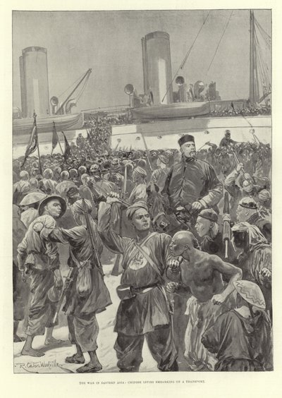 La guerra en Asia Oriental de Richard Caton Woodville junior