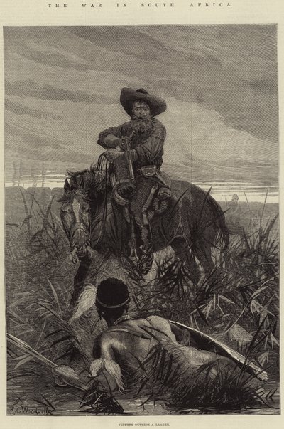 La guerra en Sudáfrica de Richard Caton Woodville junior