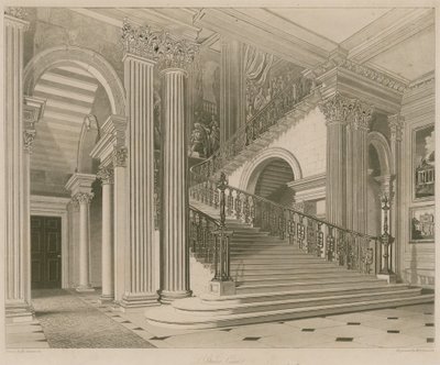 Palacio de Buckingham, Escalera de Richard Cattermole