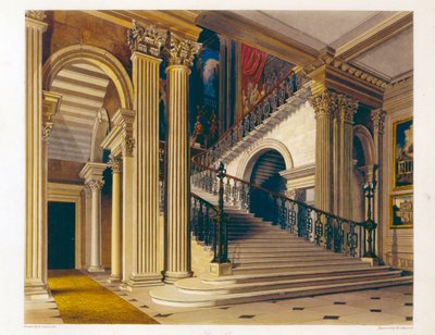 Escalera, Casa de Buckingham, de 