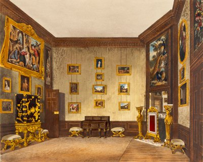 El gabinete de escritura del rey, Hampton Court, de 