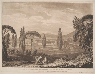 Vista de parte de Tivoli y colinas adyacentes de Richard Cooper the Elder