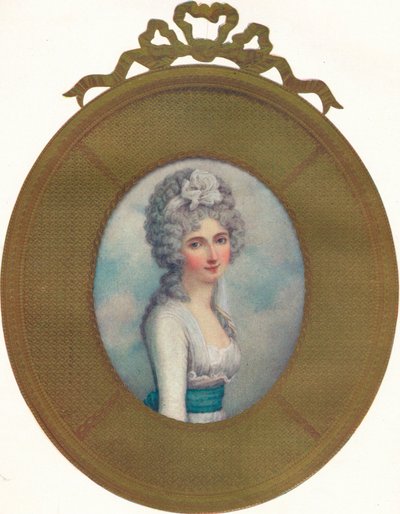 Retrato en miniatura de Katherine, Lady Manners, luego Lady Huntingtower de Richard Cosway