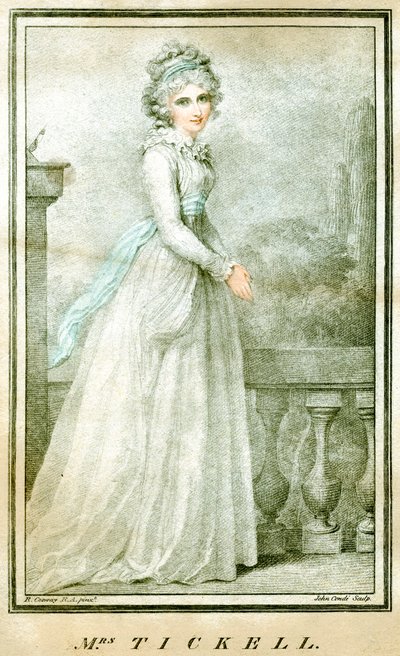 Sra. Tickell, c1780-1810 de Richard Cosway