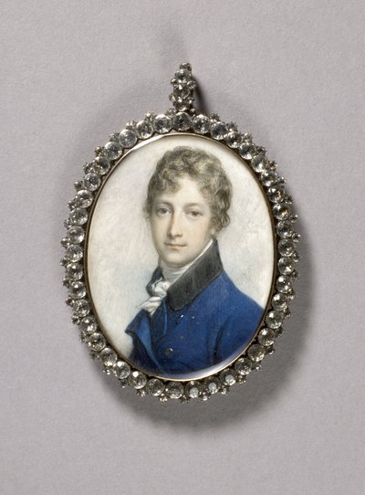 Retrato en Miniatura de John Norris de Hughenden, c.1795-1800 de Richard Cosway