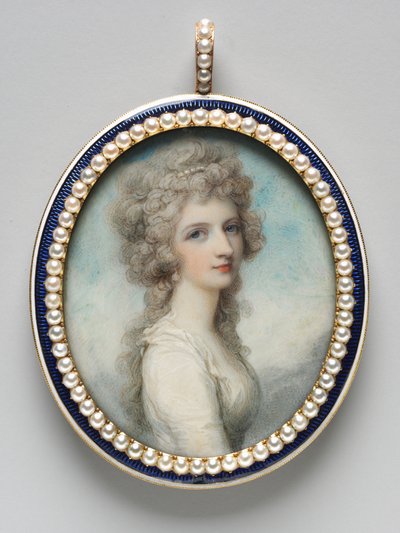 Retrato de Mary Frances Fanny Swinburne, c. 1786 de Richard Cosway