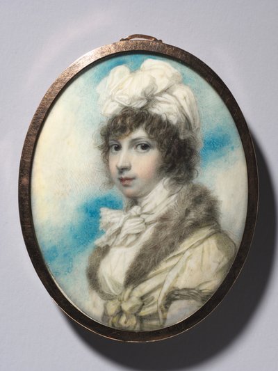 Retrato de la Hon. Anne Annesley, luego Condesa de Mountnorris, c. 1800 de Richard Cosway