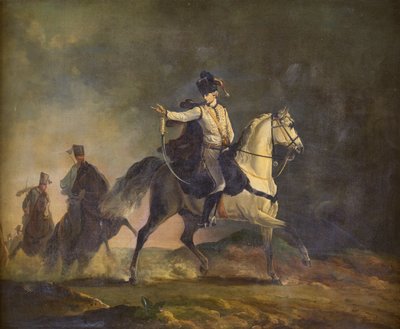 El Conde de Ancram montado en un caballo, c.1773 de Richard Cosway