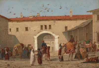 Caravasar de Mylasa en Asia Menor de Richard Dadd