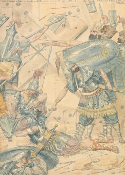 Muerte de Abimelec en Tebas de Richard Dadd