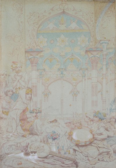 Fantasía del harén egipcio de Richard Dadd