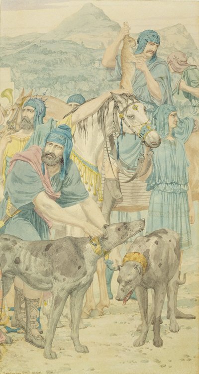 Escena de Caza, 1855 de Richard Dadd