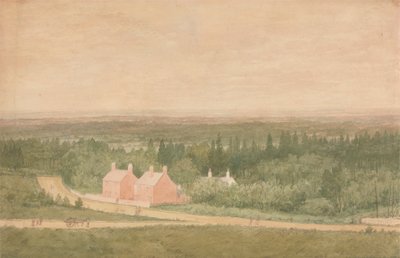 Paisaje con casas de campo, Broadmoor de Richard Dadd