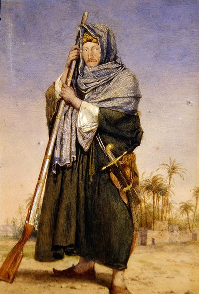 Retrato de Sir Thomas Phillips con vestimenta árabe de Richard Dadd