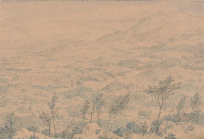 Reminiscencia del paisaje montañoso de Caria, cerca de Mylasa, Asia Menor de Richard Dadd